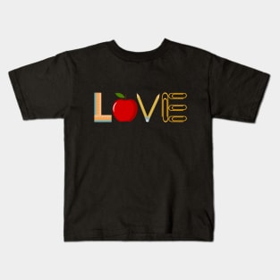 Teacher Appreciation Git - Graphic Love Design Kids T-Shirt